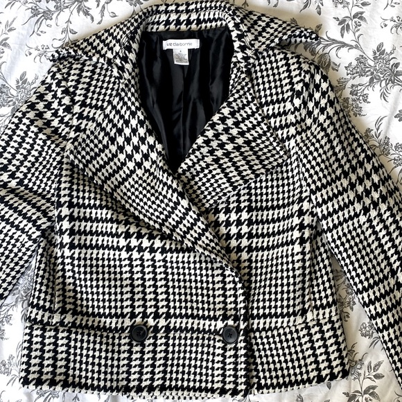 Liz Claiborne hounds tooth jacket - Picture 4 of 4